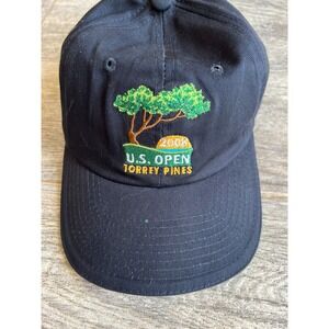 USGA Member US Open 2008 Baseball Cap Hat Torrey Pines Slider Navy Blue Men NWOT